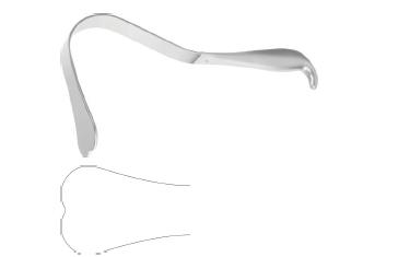 ХАРІНГТОН ШПАТЕЛЬ ГНУЧК. 123X45MM 295MM